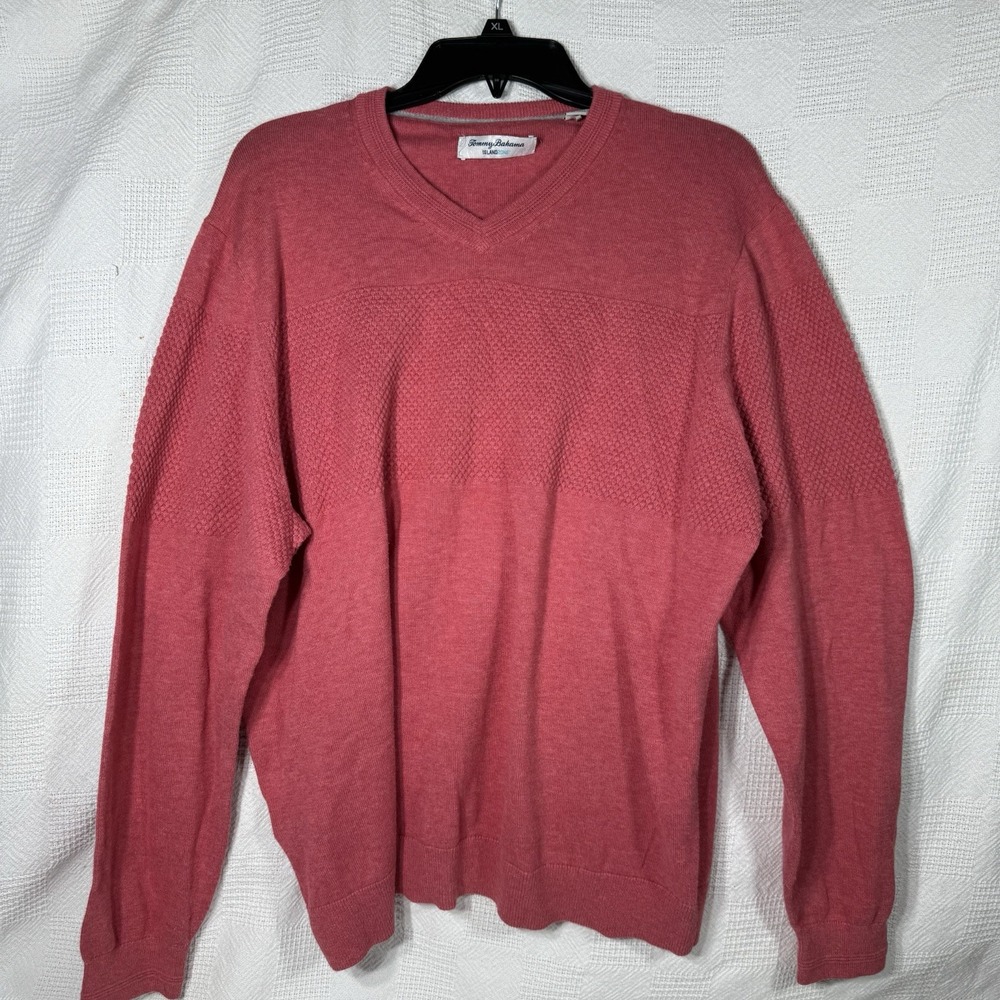 Tommy Bahama Island Zone Women's V-Neck Pullover Sweater Size Large‎